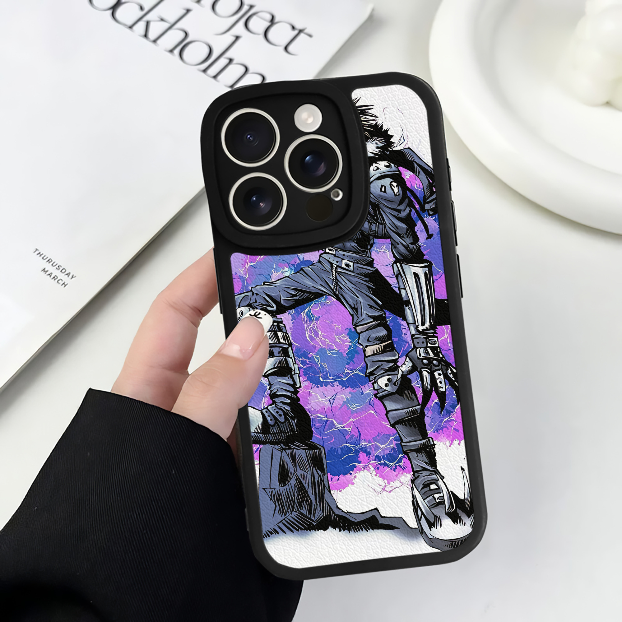 （画像用） Digimon デジタルモンスター/デジモン 【iPhone 16シリーズ対応】シリコンスマホケース（レザー調） 材質：シリコン